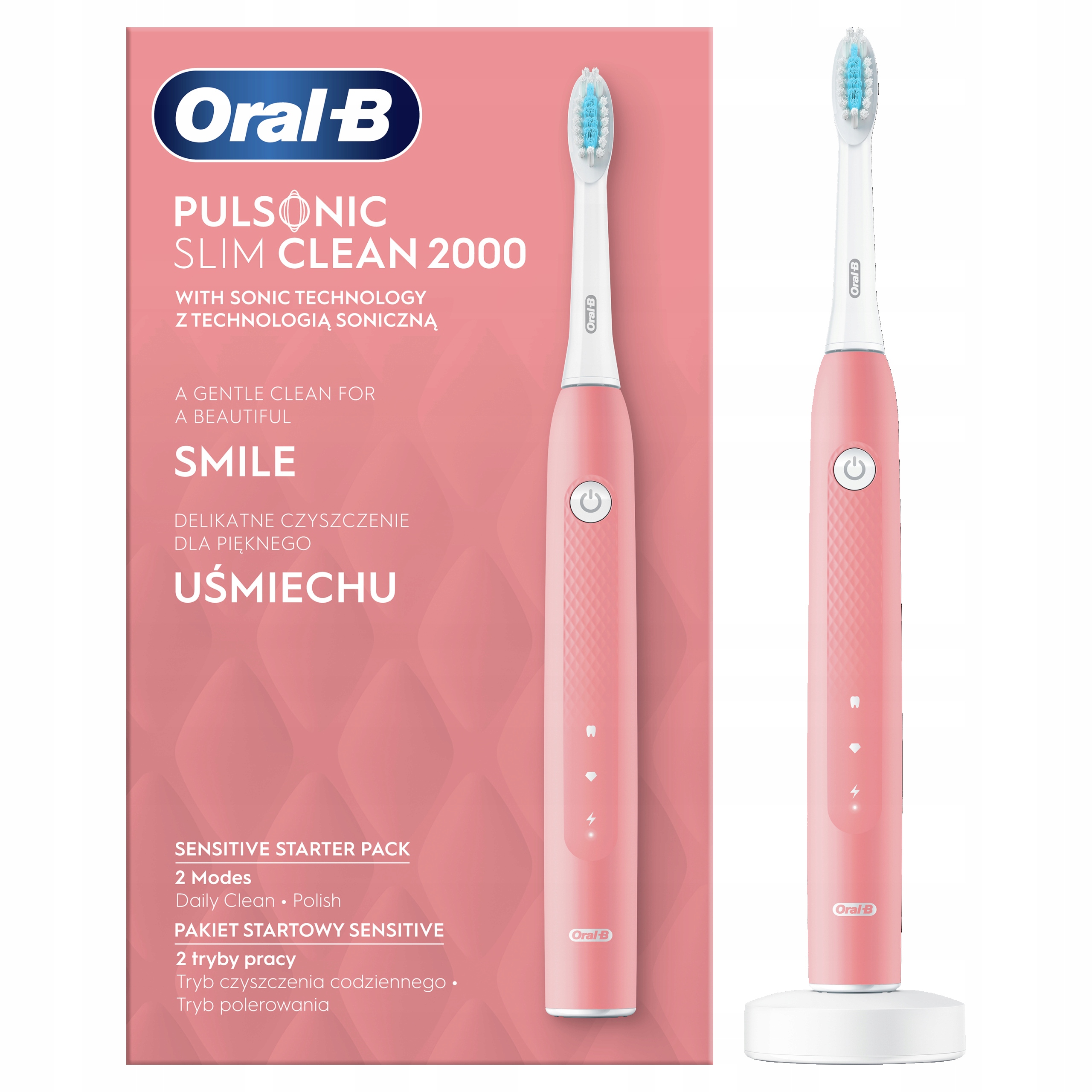 Elektrická zubná kefka Oral-B Pulsonic Slim Clean 2000